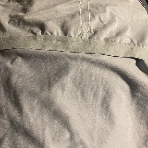 LULULEMON Blue Power Y Luon In Moody Mirage Bark Berry Deep yoga tank Top size 8 - Picture 5 of 5